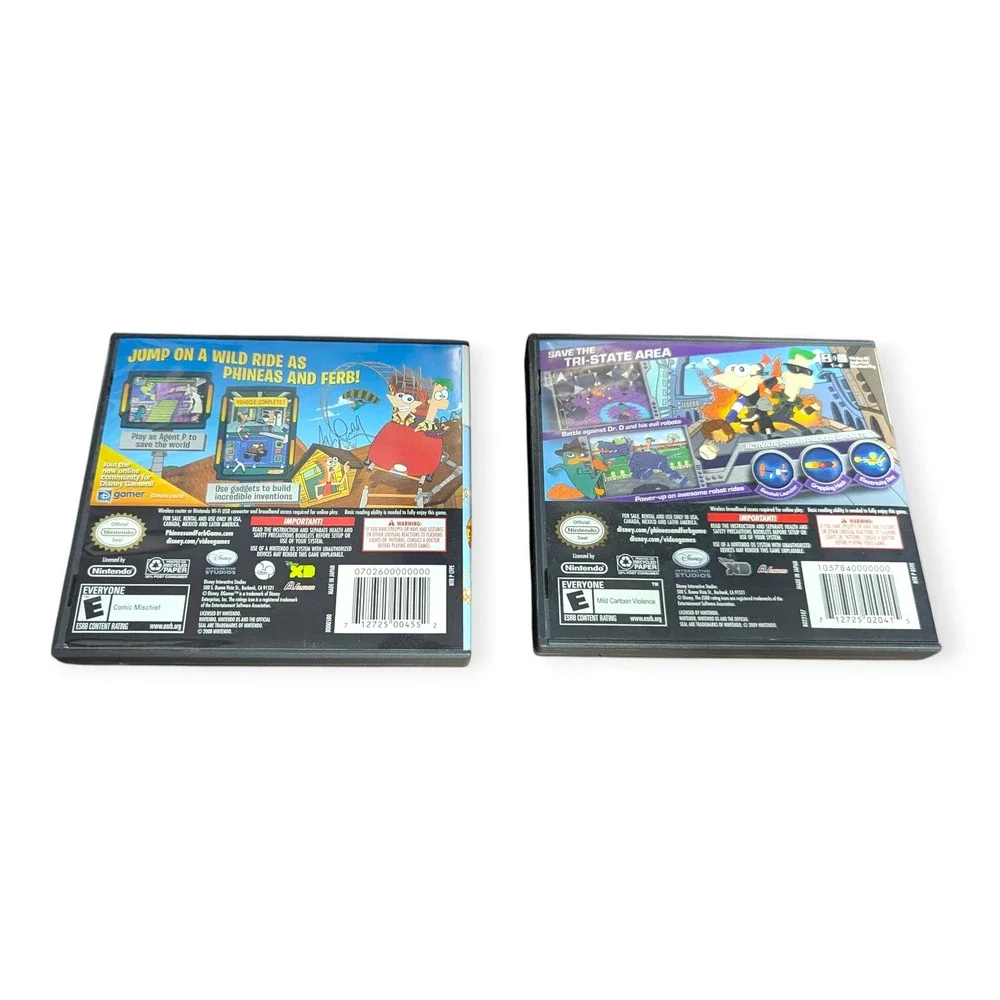 Nintendo DS Phineas and Ferb‎ Collection 2 Game Lot